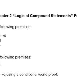 Unit 2 logic and proof homework 2 compound statements