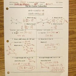 Trigonometry worksheet answers triangle right worksheets trig work excel db triangles word critical thinking skills please problem